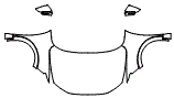 Full Hood, Fender and Mirror Kit pattern for the 2026 Audi Q4 e-tron