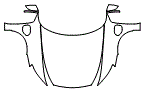Full Hood, Fender and Mirror Kit pattern for the 2027 Audi e-tron GT