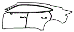 Door and Rear Fender Kit pattern for the 2027 Audi e-tron GT