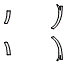 Wheel Opening Kit pattern for the 2011 Porsche Cayman