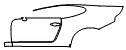 Rear Fender and Door Kit pattern for the 1995 Porsche 911