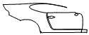 Rear Fender and Door Kit pattern for the 1995 Porsche 911