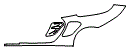 Rear Fender Kit pattern for the 2008 Porsche 911