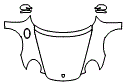 Full Hood, Fender and Mirror Kit pattern for the 2008 Porsche 911