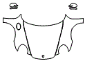 Full Hood, Fender and Mirror Kit pattern for the 2005 Porsche 911