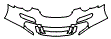 Bumper Kit pattern for the 2008 Porsche 911