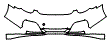 Bumper Kit pattern for the 2011 Porsche Cayman