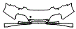 Bumper Kit pattern for the 2011 Porsche Cayman