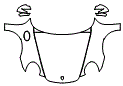 Full Hood, Fender and Mirror Kit pattern for the 2010 Porsche 911