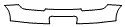 Rear Bumper Kit pattern for the 2005 Porsche 911