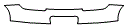 Rear Bumper Kit pattern for the 2008 Porsche 911