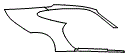 Rear Fender, A-Pillar and Rocker Panel Kit pattern for the 2005 Porsche 911