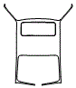Roof and A-Pillar Kit pattern for the 1997 Porsche 911