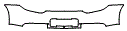 Rear Bumper Kit pattern for the 2011 Porsche 911