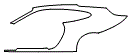 Rear Fender Kit pattern for the 2013 Porsche 911