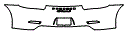 Rear Bumper Kit pattern for the 2013 Porsche 911
