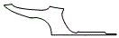 Rear Fender Kit pattern for the 2013 Porsche 911