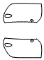 Door Kit pattern for the 2014 Porsche Boxster