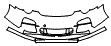 Bumper Kit pattern for the 2010 Porsche 911