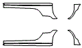 Rocker Panel Kit pattern for the 2014 Porsche 911