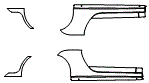 Rocker Panel Kit pattern for the 2014 Porsche 911