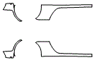 Rocker Panel Kit pattern for the 2013 Porsche 911