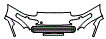 Bumper Kit pattern for the 1995 Porsche 911