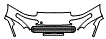 Bumper Kit pattern for the 1995 Porsche 911