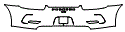 Rear Bumper Kit pattern for the 2014 Porsche 911