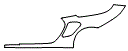 Rear Fender Kit pattern for the 2008 Porsche 911