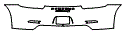 Rear Bumper Kit pattern for the 2013 Porsche 911