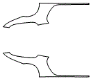 Rear Fender Kit pattern for the 2013 Porsche 911