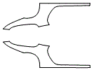 Rear Fender Kit pattern for the 2013 Porsche 911