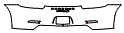 Rear Bumper Kit pattern for the 2014 Porsche 911