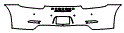 Rear Bumper Kit pattern for the 2015 Porsche 911