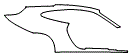 Rear Fender Kit pattern for the 2013 Porsche 911