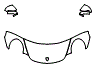 Hood, Fender and Mirror Kit pattern for the 2017 Porsche 911