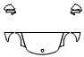Hood, Fender and Mirror Kit pattern for the 2017 Porsche 911