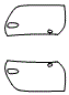 Door Kit pattern for the 2016 Porsche Boxster