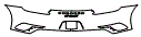 Rear Bumper Kit pattern for the 2017 Porsche 911