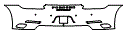 Rear Bumper Kit pattern for the 2017 Porsche 911