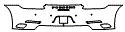 Rear Bumper Kit pattern for the 2017 Porsche 911