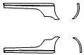 Rocker Panel Kit pattern for the 2017 Porsche 911
