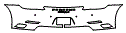 Rear Bumper Kit pattern for the 2017 Porsche 911