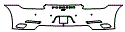 Rear Bumper Kit pattern for the 2017 Porsche 911
