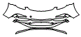 Bumper Kit pattern for the 2025 Porsche 718