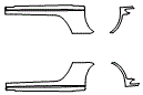 Rocker Panel Kit pattern for the 2017 Porsche 911