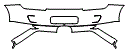 Rear Bumper Kit pattern for the 2008 Porsche 911