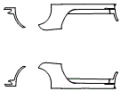 Rocker Panel Kit pattern for the 2017 Porsche 911