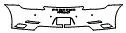 Rear Bumper Kit pattern for the 2017 Porsche 911